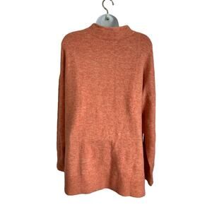 Loft NWT XL Pink Mock Neck Pullover Knit  Long Sleeve Sweater Sweater